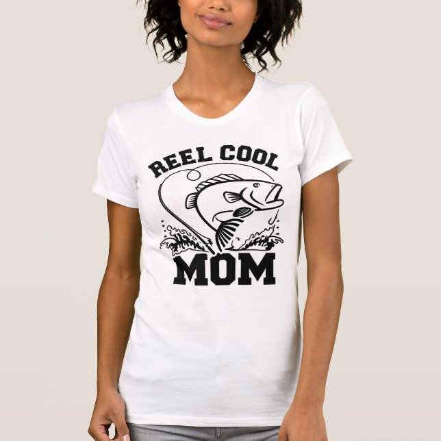 Funny Fisherwoman Mom Tee (Framsida)