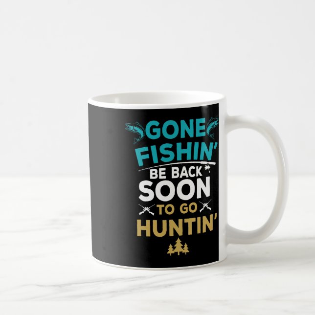 Funny FishHunter Hunting Fisherman Gift Kaffemugg (Höger)