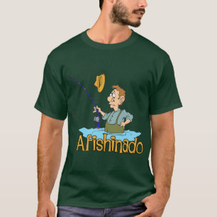 Funny Fishing AFishinado T Shirt