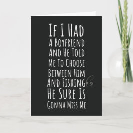 Funny Fishing Cards For Women Angler Humor Girls Kort
