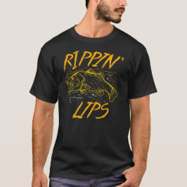 Funny Fishing Gag Rippin Läppar T Shirt