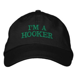 Funny Fishing Hat Broderad Keps