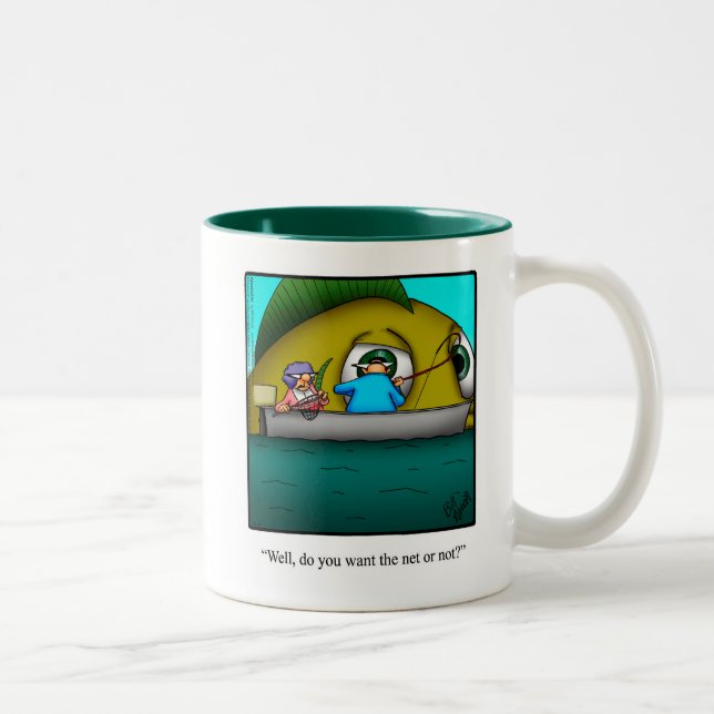 Funny Fishing Humor Mugg Gift (Höger)