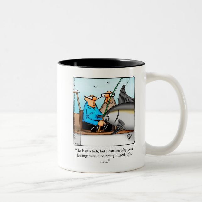 Funny Fishing Humor Mugg Gift (Höger)