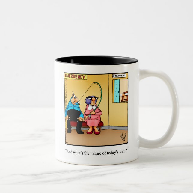 Funny Fishing Humor Mugg Gift (Höger)