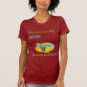Funny Fishing Idiot T-shirt