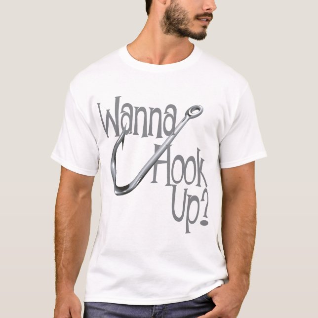 Funny Fishing- Krok UP Dating Tee (Framsida)