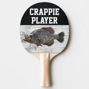 Funny Fishing Pun Crappie Player Fish Smack Talk Pingisracket