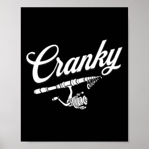Funny Fishing Reel Pun Shirt Poster