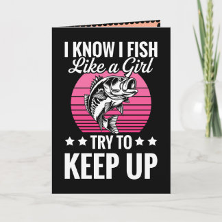 Funny Fishing Theme Kort