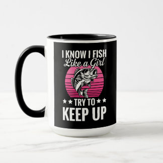 Funny Fishing Themed Mugg