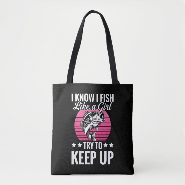 Funny Fishing Themed Tygkasse (Framsida)