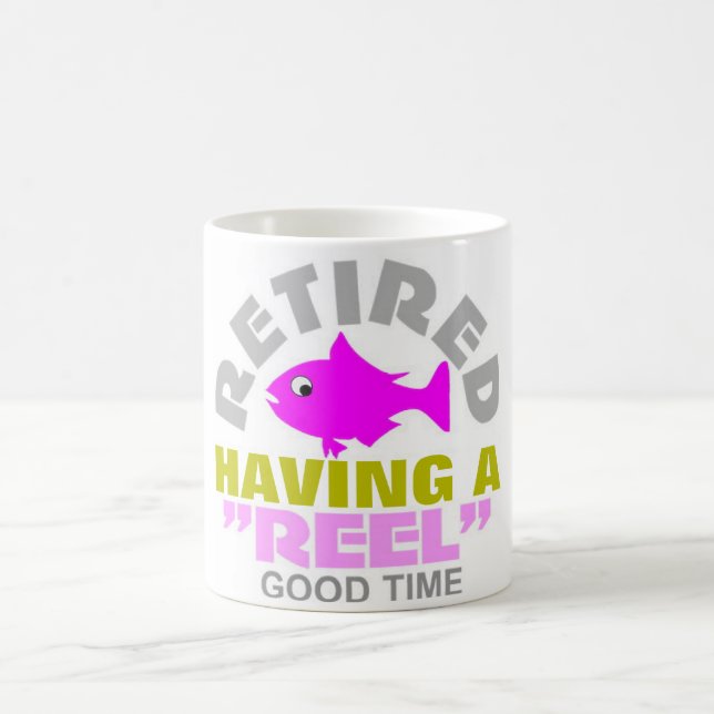 Funny Fishman pension Kaffemugg (Center)