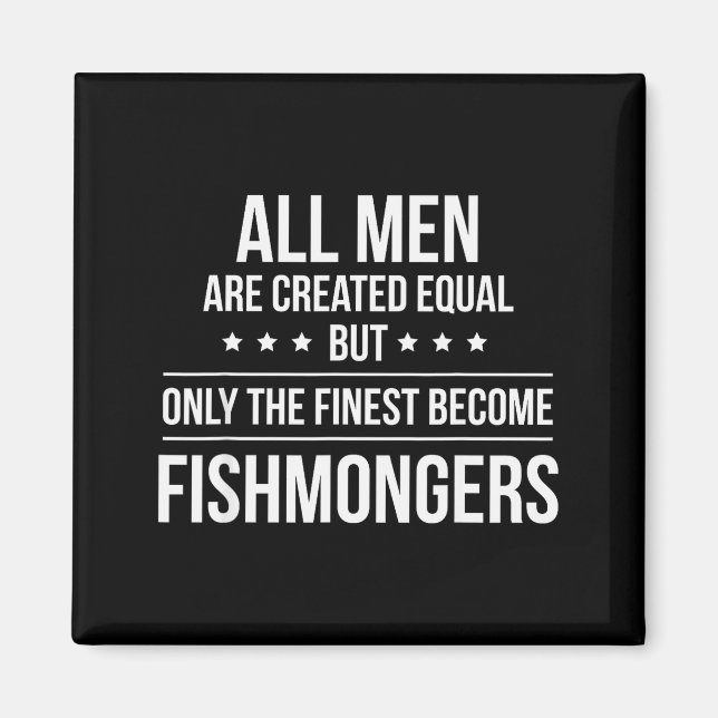 Funny Fishmonger Shirt_ Perfect Job &amp; Work Gif Magnet (Framsidan)