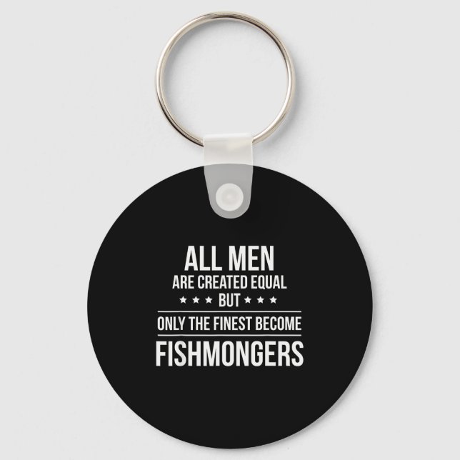 Funny Fishmonger Shirt_ Perfect Job &amp; Work Gif Nyckelring (Framsida)