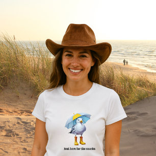 Funny Fiskmås i Rain Boots - Beach Humor Tri-Blen T Shirt