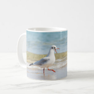 Funny fiskmås kaffemugg