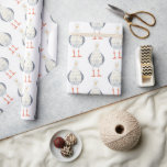 Funny Fiskmås Mönster Presentpapper<br><div class="desc">Cute och lustigt att fiskmås slår pappert.</div>