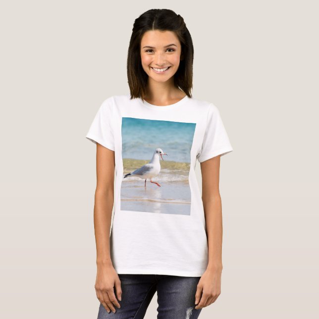 Funny fiskmås tee (Hel framsida)