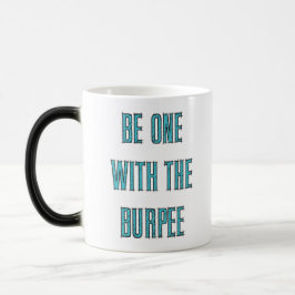 Funny Fitness Burpee Gym Humor Magisk Mugg