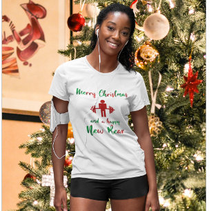 Funny Fitness Fitmas-jultränare Tröja