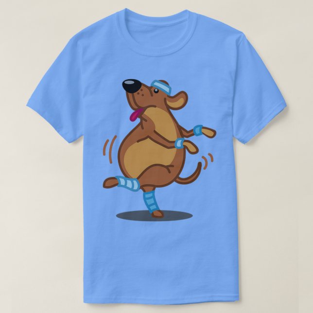 Funny Fitness Instructor Lab Hund Hund Gifts for L T Shirt (Design framsida)