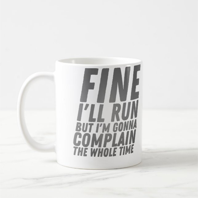 Funny Fitness Sport Running And Jogging Kaffemugg (Vänster)