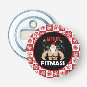 Funny Fitness ThGod jul Fitmas Trainer Gym Flasköppnare