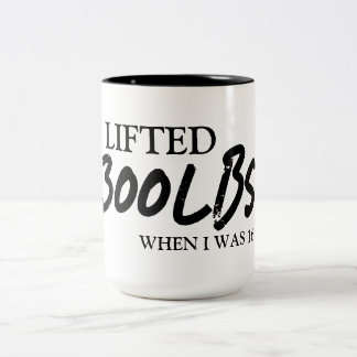 Funny Fitness Två-Tonad Mugg