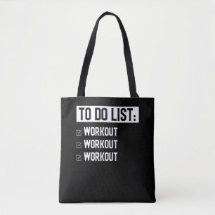 Funny Fitness Workout Motivational Saming Tygkasse