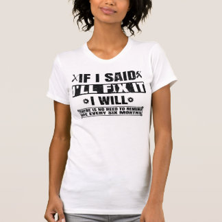 Funny Fix It Handyman Quote Handyman Husband Joke  T Shirt