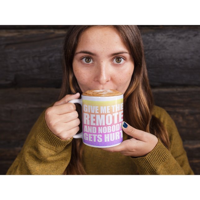 Funny fjärrkontrollsoffert kaffemugg (Skapare uppladdad)