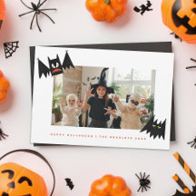 Funny Fladdermöss Illustrated Halloween