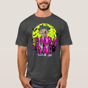 Funny Fladdermöss Zombie Pappa T Shirt