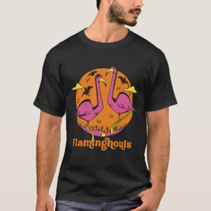 Funny Flaminghouls Rosa Flamingo Ghouls Halloween T Shirt