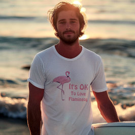 Funny Flamingo Älskare T Shirt