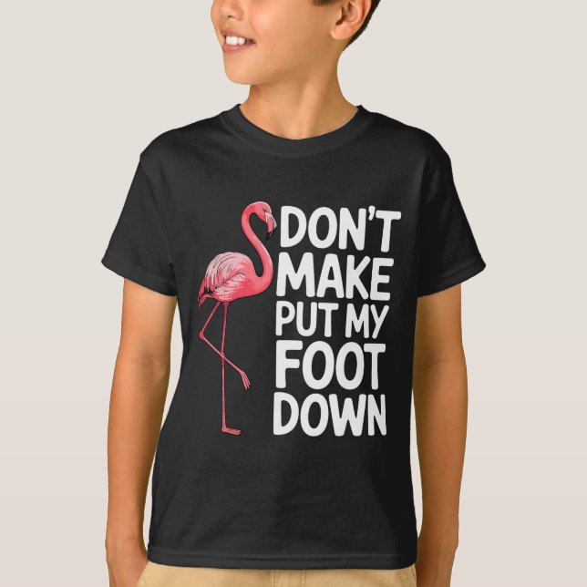 Funny Flamingo Design For Men Women Kids Bird Nk F T Shirt (Framsida)