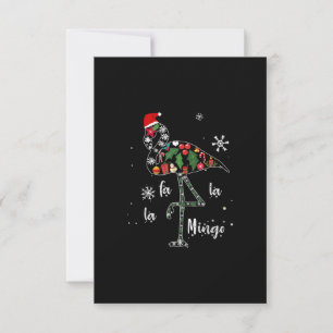 Funny Flamingo jul Julafton OSA Kort