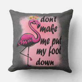 Funny Flamingo Pillow Kudde