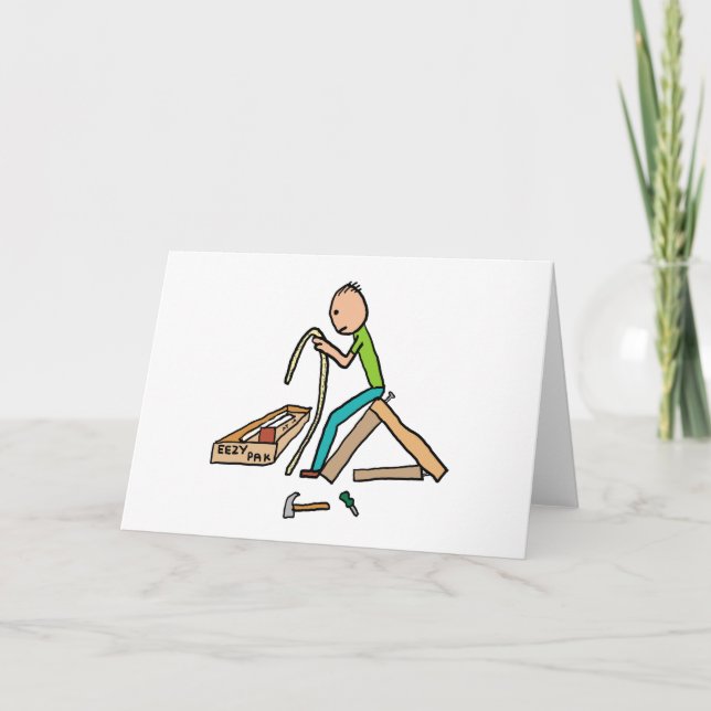 Funny Flat Pack Self-Assembly Kort (Framsida)