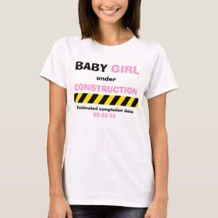 Funny Flicka Moderskap Gravid Women T Shirt