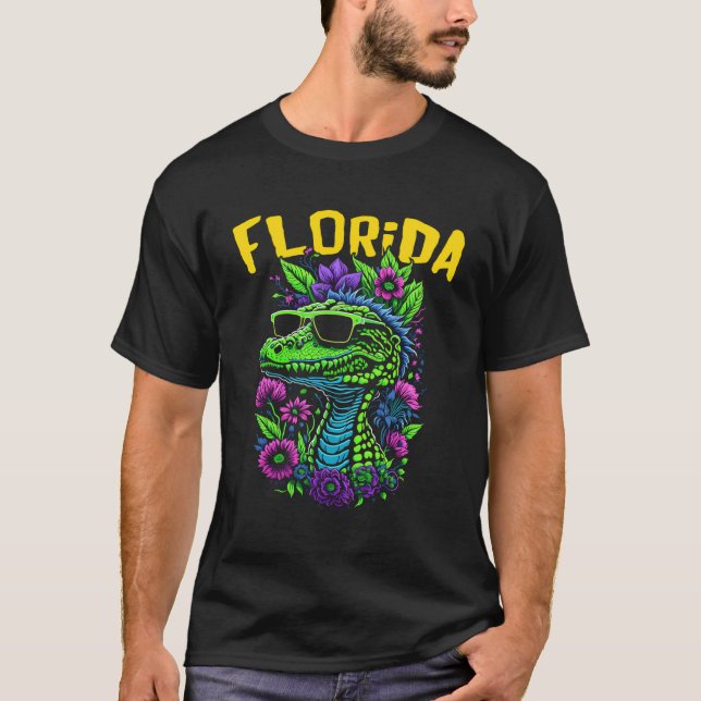 Funny Florida-kritiker med Tecknaden Desi med solg T Shirt (Framsida)