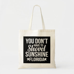 Funny Florida Vacation Gift Funny Snö Bird Beach Tygkasse