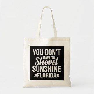 Funny Florida Vacation Gift Funny Snö Bird Beach Tygkasse