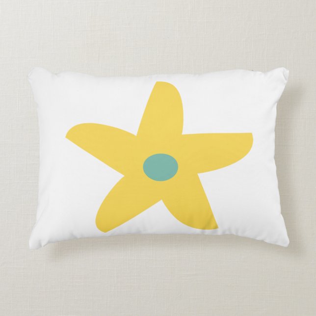 Funny Flower Dekorativ kudde (Framsidan)