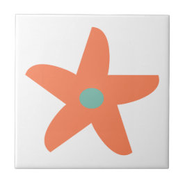 Funny Flower Kakelplatta