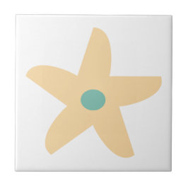 Funny Flower Kakelplatta