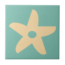 Funny Flower Kakelplatta