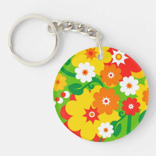 Funny Flower Power Tapet