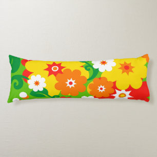 Funny Flower Power Tapet Kroppskudde